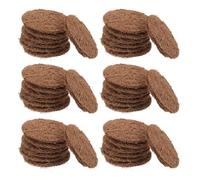 Abaodam 100 Pièces Tapis Nidification Pigeon Fibre Végétale Coussin Respirant Naturel pour Élevage et Incubation Matériau et Absorbant pour Oiseaux de Jardin