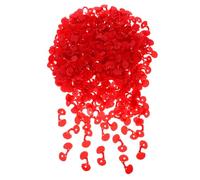 Abaodam 1000 Pièces Lunettes Anti- pour Volaille Plastique Protection Oculaire pour Poules Coqs et Faisans Prévention des Blessures et Bagarres Elevage Moyenne