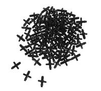 Abaodam 100pièces Connecteur Goutte à Goutte Fileté Raccord Barbelé PP pour Tuyau Arrosage Installation Simple par Perçage Kit Irrigation pour Jardin Potager Et Pelouse