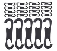 Abaodam 100pièces Crochets de Fixation pour Coussins de Sièges Auto Accessoires pour Housses de Siège Clips Plastique pour Intérieur de Voiture