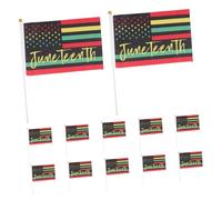Abaodam 100pièces Drapeaux Américains à Tenir Main Pour Célébrations Patriotiques Fêtes Du Jour De Indépendance Et Juneteenth Drapeaux Résistants Aux Intempéries Pour Parades Et
