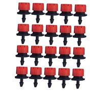 Abaodam 100pièces Goutteurs Irrigation Réglables à Irrigation Micro-gouttelettes Arroseurs à Débit Eau Ajustable pour Potager