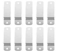 Abaodam 10pcs Clips Ceinture Métalliques Convexes Porte-mètre Ruban Faciles à Installer et Portables pour Outils de Bricolage et Ceintures de Travail