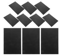 Abaodam 10pcs Panneaux de Mousse Noirs Résistants aux Chocs pour Affiches et Bricolage, Matériau en Écume Multifonctionnel pour Peinture et Sculpture Manuelle