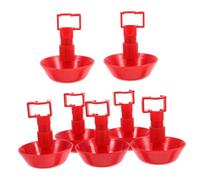 Abaodam 10Pièces Abreuvoir Automatique pour Poussins Tasses Eau Réglables Système Abreuvement pour Volaille pour Poules et Canards