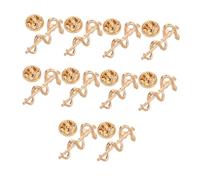 Abaodam 10pièces Broche Insigne De Médecin Forme De Serpent Épingle De Revers Vintage De Vêtements Pour Infirmière Et Médecin Cadeau De Manteau