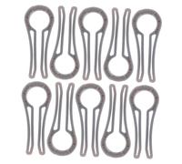 Abaodam 10pièces Clips de Verrouillage pour Boutons de Cuisinière à Gaz Protection Garçon Fille Dispositif de Sécurité pour Cuisine Empêche Garçon Fille Actionner Boutons