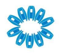Abaodam 10Pièces Isolateurs de Clôture Électrique Durable Accessoires Pratiques pour Résistants à Usure Non Conducteurs pour Assurer