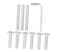 Abaodam 10pièces Kit De Vis pour Griffoir Chat Clé Hexagonale Boulons Entièrement Filetés pour Montage Flexible des Accessoires pour Chats