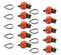 Abaodam 10pièces Serre-tête à Pompon Citrouille pour Halloween Accessoire de Déguisement pour Cheveux pour Fêtes et Séances Photo