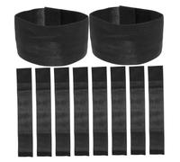 Abaodam 11 pièces Brassard Deuil Élastique Noir Bande Funéraire Ajustable pour Équipes et Hommages Accessoires pour Funérailles et Commémorations