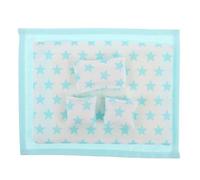 Abaodam 12 Bleu pour Maison de Poupée Drap Housse de Couette et Mini Oreiller Doux Accessoires Décoratifs pour Chambre de Poupée Entretien Facile Décoration Réaliste