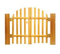 Abaodam 12, Mobilier Miniature Décoratif pour Maison de Poupée, Modèle de Portail en Bois Rustique, Accessoire pour Scène Réaliste