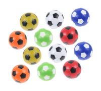 Abaodam 12 Pièces Accessoires de Football de Table de Soccer pour Jeu Ballons de Football Colorés