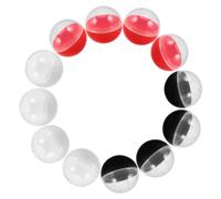 Abaodam 12 Pièces Boules de Tirage Vides en Plastique Rondes 4cm | Capsules Transparentes, Ouverture Simple, Lot Compatible Distributeurs et Boîtes de Loterie, Loisirs Créatifs