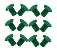 Abaodam 12 pièces Capuchons de Protection pour Canne de Jardin Bambou Couvre Embouts Faciles à Installer pour Tuteurs et Piquets Protection Polyvalente pour Plantes Extérieures