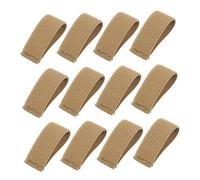 Abaodam 12 pièces Ceintures Élastiques Nylon Sangles de Fixation Résistantes pour Dos Organisateurs de Boucles Multifonctions pour Randonnée et Sports Légères et Durables