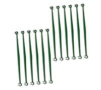 Abaodam 12 pièces Connecteurs de Treillis pour Plantes PVC Résistant Support Extensible pour Cages à Tomates Tuteurs et Vignes Extérieur Léger et Réutilisable Montage Facile pour