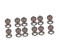 Abaodam 12 Pièces couvercle de protection contre les gaz bouton de porte de sécurité enfant poêle protège-boutons de gaz couvercles de sécurité pour brûleur de four changer Hotte de four
