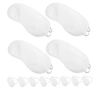 Abaodam 12 pièces de Sommeil Jetable Polyester Léger et Portable Cache-œil pour Voyage Bureau et Sommeil Extérieur Confortable et Pratique
