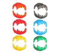 Abaodam 12 Pièces Flame Effect Collection for Building Blocks Miniature Fire Display Pieces for DIY Action Figures Creative Toy Accessories Halloween and Craft Models