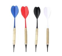 Abaodam 12 Pièces Fléchette Électronique de Remplacement, Pointe Sûre en Pc, Équilibrée et Portable, Lot de Set, pour Cible Électronique, Débutants et Joueurs Couleur Couleur Aléatoire
