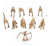 Abaodam 12 pièces Mini Squelette de Dinosaure Archéologie pour Garçon Fille Décoration de Bureau Créative Collection Cadeau Dinosaure