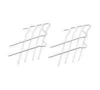 Abaodam 12 Pièces Ongles De Sol à Travers Le Vent Pieu Tente Camp Randonnée Enjeux pour Acier Baldaquin Clous Au Sol Piquets en Alliage D'aluminium Chevilles en Métal