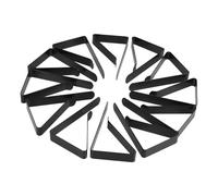 Abaodam 12 Pièces Pince à Nappe Pinces pour Plinthes De Table Nappe De Camping Pinces à Nappe pour Table à Manger Intérieure Clips pour Nappes D'extérieur Acier Inoxydable Black
