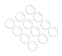 Abaodam 12 Pièces Silicone Dog Tag Silencers Glow in Dark Noise Cancelling Cover for Pet Collar Lightweight Id Tag Protector Rings for Night Visibility and Quiet Use