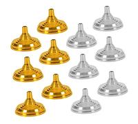 Abaodam 12 Pièces Support de Drapeau de Bureau Socles Fixes Or et pour Drapeaux de Table Stands de Mât Stables et Pratiques pour Réunions et Décorations