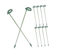 Abaodam 12 pièces Tuteurs de Support Plantes pour Orchidées Piquets Réutilisables Supports Tiges Fleurs Pot Élégants et Faciles à Installer Accessoires Jardin Polyvalents