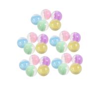 Abaodam 120pièces Capsules Rondes Transparentes Vides pour Distributeurs Automatiques Réutilisables pour Cadeaux et Jouets