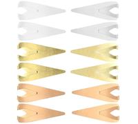 Abaodam 12pcs Marque-pages en Laiton Fléchettes, Accessoires Beaux pour Organiser Documents et Fichiers, pour Enseignants et Amis