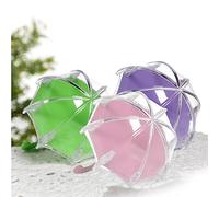 Abaodam 12Pcs Petit Parapluie En De L'Environnement Jour Bonbons Bébé Vieillissement Communion Plein Mignon Coeur Valentines Sacs Pour Enfants