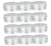 Abaodam 12pièces Boîtes Aluminium pour Dressage Odeurs Chien Portable Coffret Formation Nez Chiens Matériel Dressage Animaux