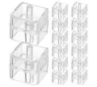 Abaodam 14 Pièces Noyau Lame Intégrée en Plastique Transparent de Distributeur de Ruban Adhésif Compatible pour Bureau et Utilisation Bureau