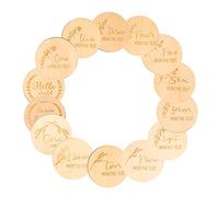 Abaodam 14pièces Cartes Jalons Pour Cartes De Croissance Pour Nourrissons Accessoires Photo Pour Immortaliser Étapes Mensuelles