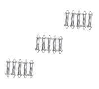 Abaodam 15 pièces Boucle Ressort Haute Résistance Acier Inoxydable Tendeur de Corde pour Haubanage de Tente Fixation Élastique Vent pour Camping Extérieur