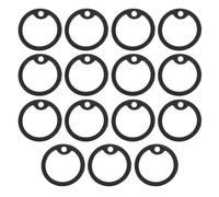 Abaodam 15 pièces Silicone Ring Protection pour Médailles Chien Silencieux pour Collier Animal Réduit Bruit Léger Accessoire Chien Puces Identification