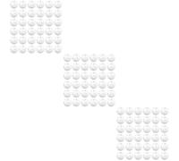 Abaodam 150 Pièces Boule Ronde D'anneau Jouet De Hochets De Pied Remplacement des Couineurs De Jouets Fabricant De Bruit De Hochet Écho Balle en Peluche Blanche De Bébé Plastique