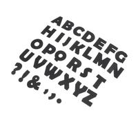Abaodam 150 Pièces Lettres en Papier pour Tableau D’affichage, Découpes D’alphabet Noires Pailletées, Portables, pour Salles de t Bureaux