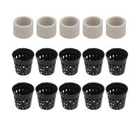 Abaodam 15Pièces Fixation pour Plantes Anneaux Tasses de Plantation pour Aquariums Outil Durable et Pratique pour Aquaponie