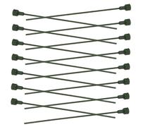 Abaodam 15pièces Tiges Artificielles Tiges Extension pour Supports De Fleurs De Fleurs DIY Plastique De Multi-usages