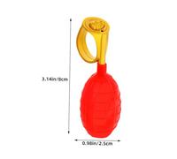 Abaodam 16 pièces Anneaux de Jet Eau Farceurs pour Plaisanteries Poisson Avril Jouets Rouges pour Garçon Fille et Adultes Rafraîchissement Estival et Divertissement