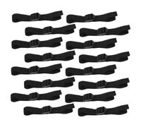 Abaodam 16 pièces Lacets Aérateur Pelouse Sangles Réglables pour Chaussures de Jardinage Fixation Sol pour Pelouse Accessoires Résistants pour Entretien Extérieur