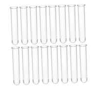 Abaodam 16 pièces Lot de Vases Tubes à Essai Transparents pour Hydroponie Vases Propagation Eau Étroite Décor Minimaliste pour Jardinage sans Terre et Suivi Facile des Plantes