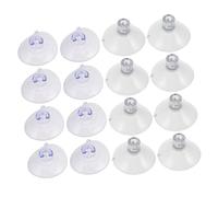 Abaodam 16 Pièces Tasse de hamac à Chat Crochets de fenêtre ventouses succion pour la fenêtre Lourde ventouses pour lit de Chat PVC Transparent