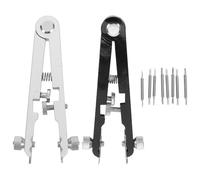 Abaodam 18pièces Kit de Réparation de Montre avec Outil pour Bracelet et Goupilles Pince à Ressort pour Barrettes et Maillons Outil Horloger pour Retrait de Maillons