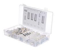 Abaodam 190 Pièces Bornier à Broches à Ferrules en Cuivre, Embouts de Fil de Section, Boîte de Terminaux Nus, pour Fils, Insertion Facilitée, Anti-effilochage, Appareils Ménagers